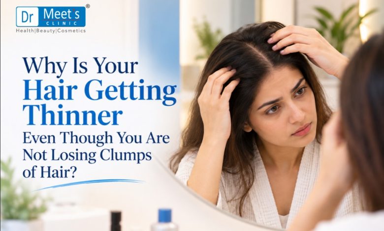 Why Is Your Hair Getting Thinner Even Though You Are Not Losing Clumps of Hair? Why Is Your Hair Getting Thinner Even Though You Are Not Losing Clumps of Hair?